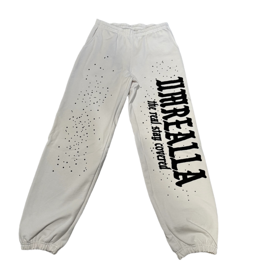 All White Summer Sweatpants